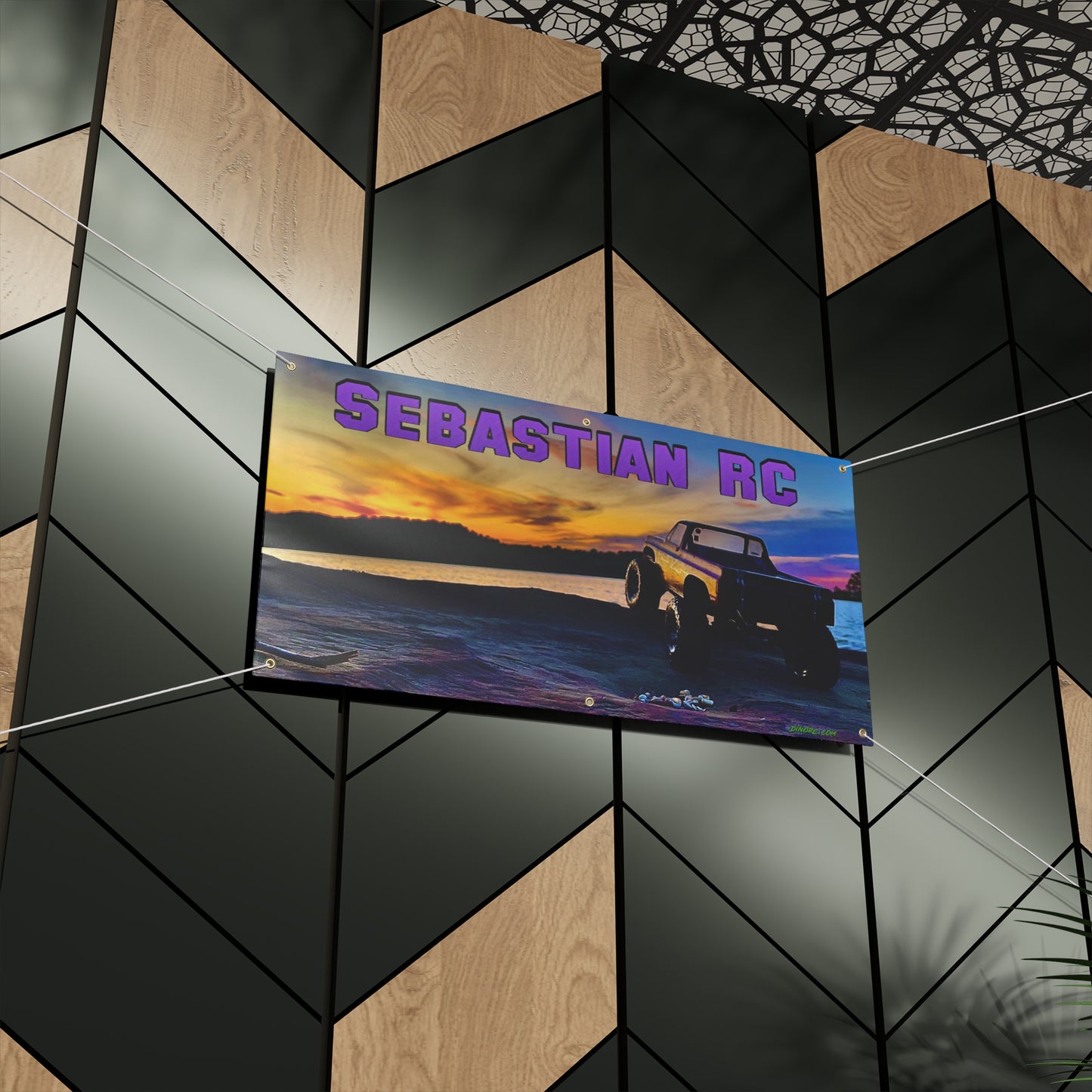Sebastian RC 48" x 24" Matte Banner