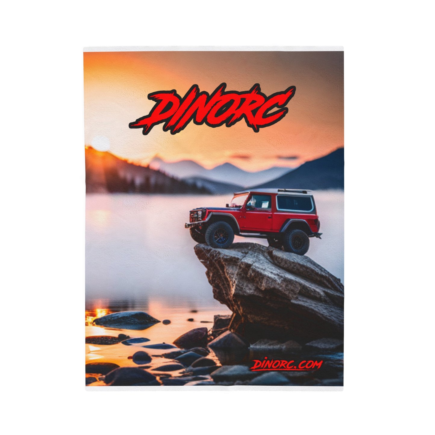 TeamDriver DinoRC Velveteen Plush Blanket