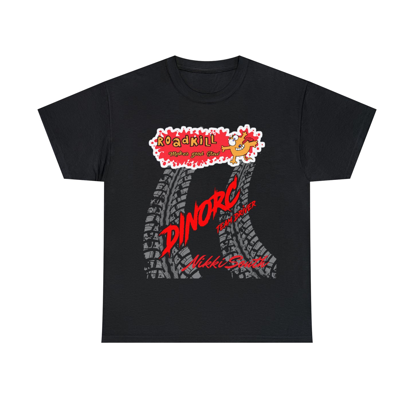 Funny Road Kill DinoRC Logo T-Shirt S-5x