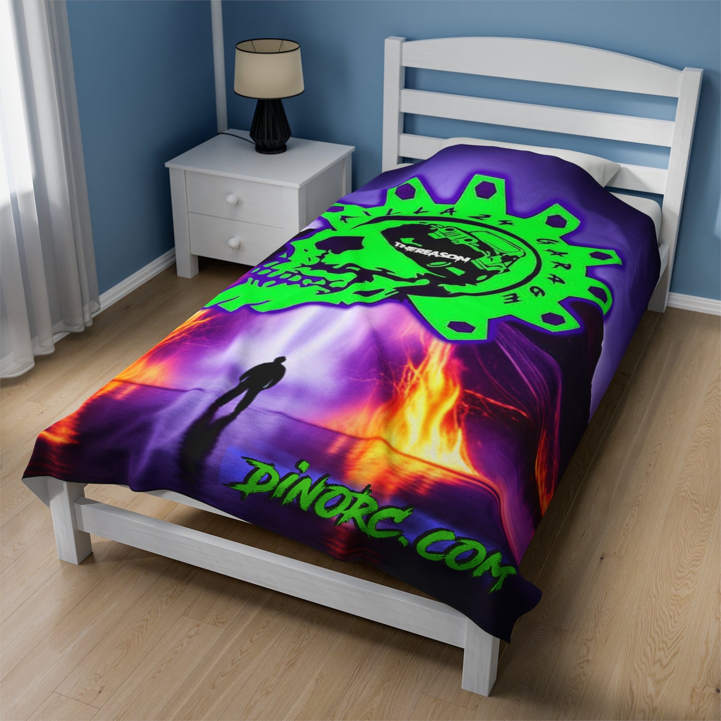 Killa Garage DinoRC Velveteen Plush Blanket