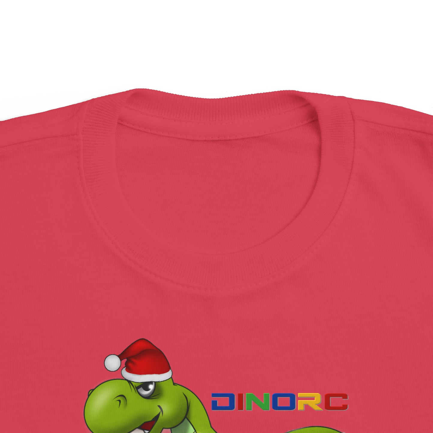 Merry Christmas DinoRC Christmas Toddler's Fine Jersey Tee