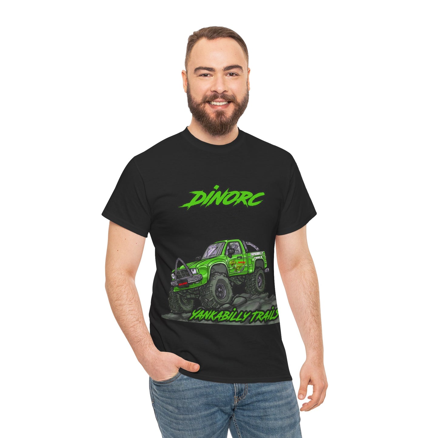 Yankabilly 2024 DinoRc logo Front and Back DinoRc Logo T-Shirt S-5x 5 colors