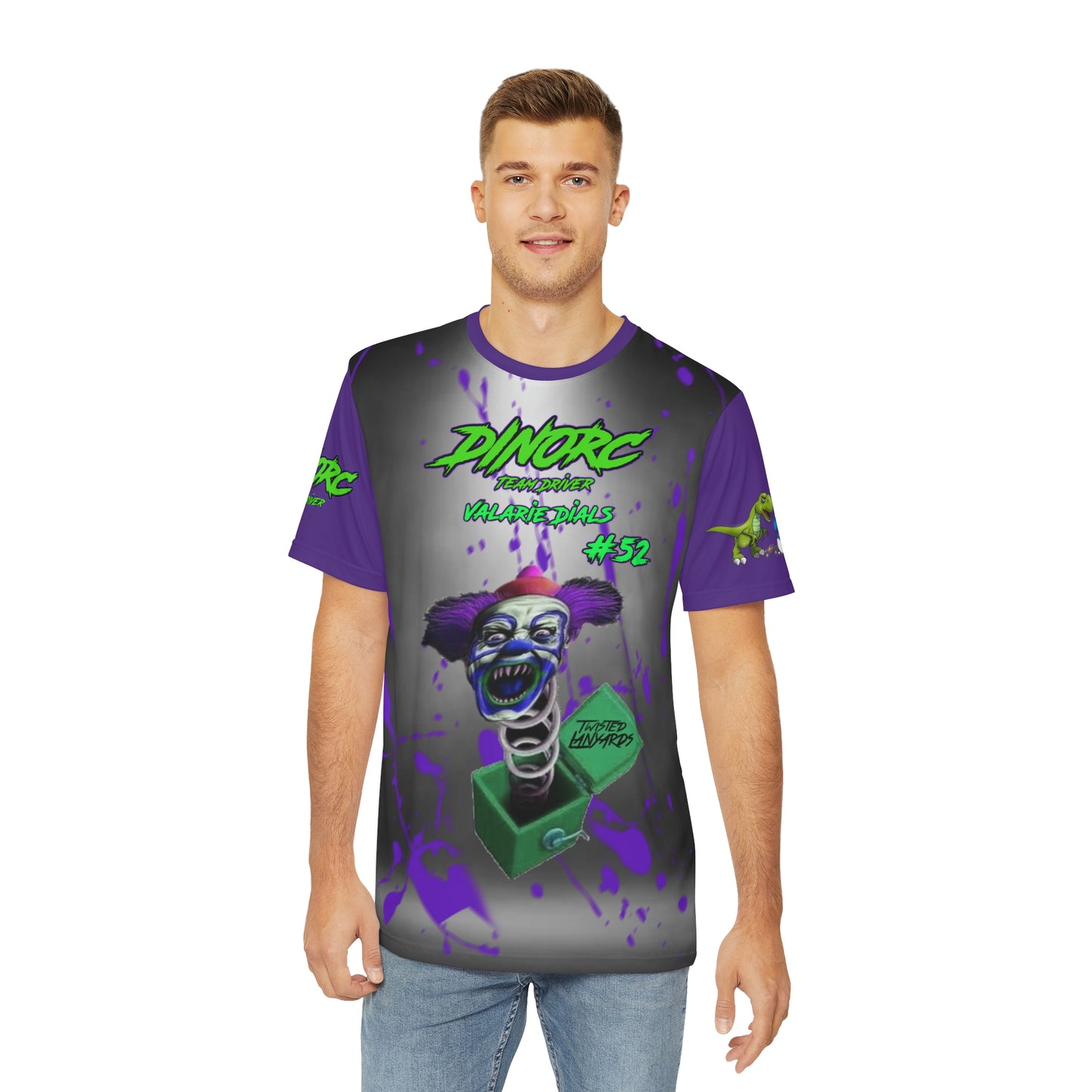 Valarie Dials DinoRC Twisted Lanyards Tee (AOP)