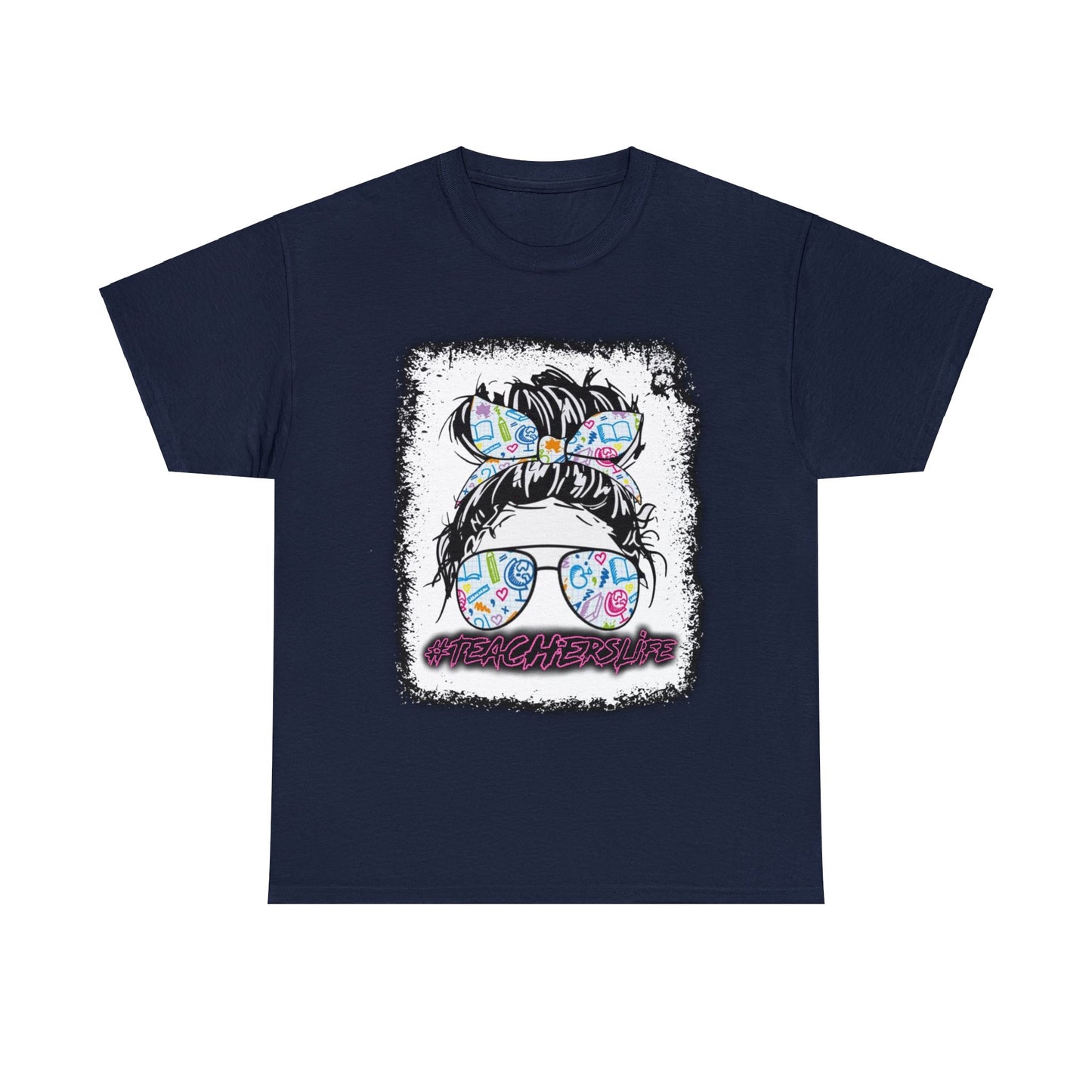 Teacher Life Logo Front Back T-Shirt 10 colors S-5x
