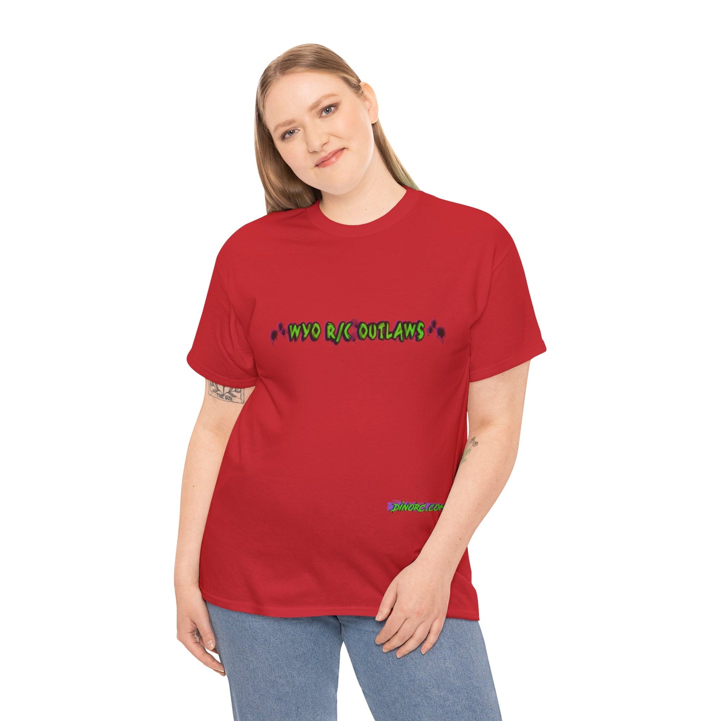 WYO R/C OUTLAWS DinoRc Logo T-Shirt S-5x Black Green