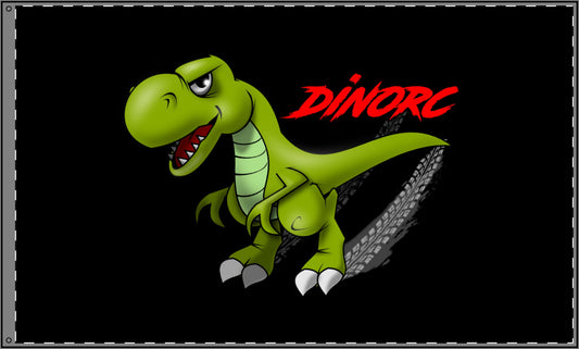 DinoRC Event Vibrant Double Sided Flag - Trail Star Design for Outdoor Enthusiasts