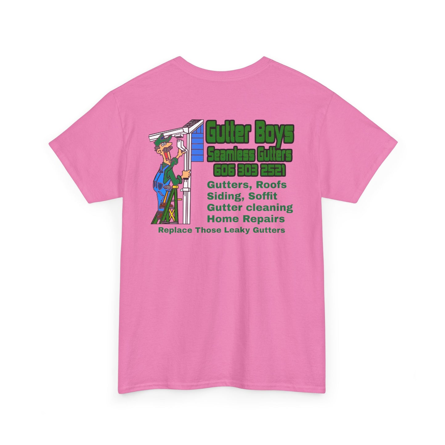 Gutter Boys work shirts Unisex Heavy Cotton Tee - Fun Contractor Graphic Shirt for Home Improvement Enthusiasts