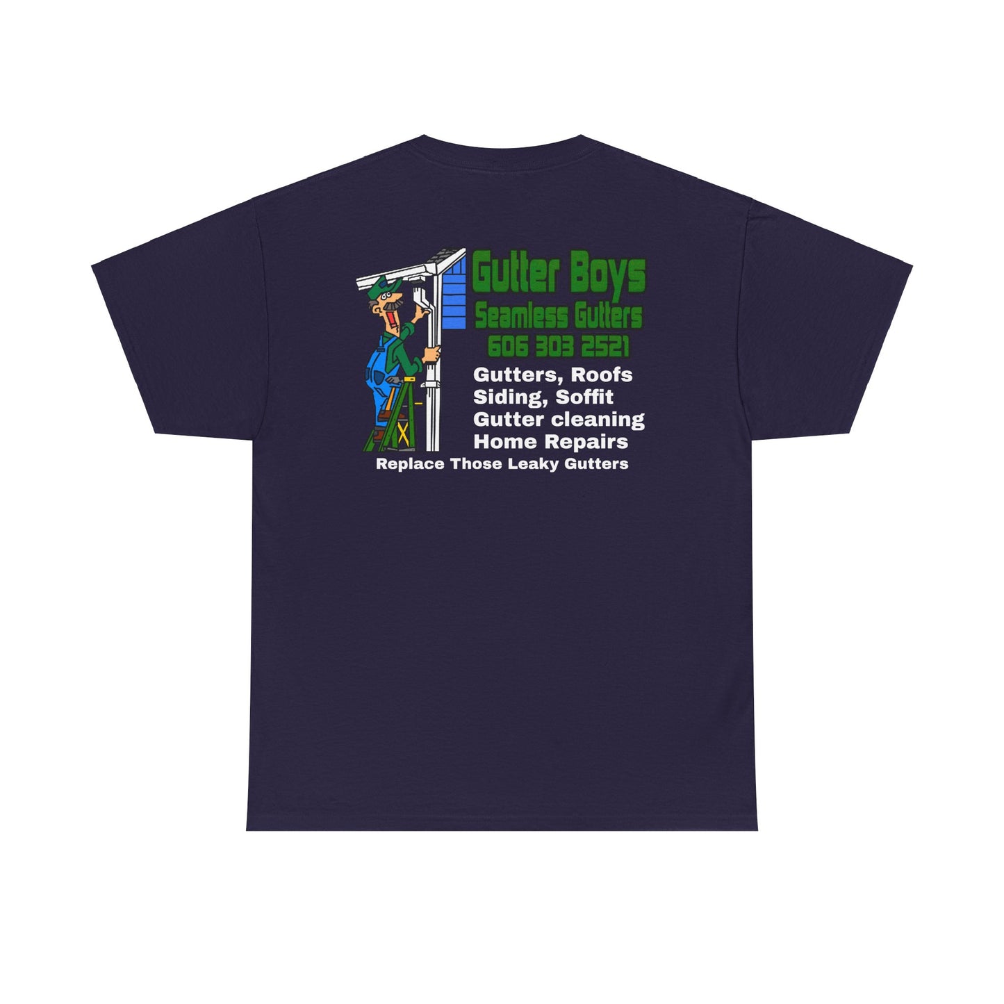 Gutter Boys work shirts Unisex Heavy Cotton Tee - Fun Contractor Graphic Shirt for Home Improvement Enthusiasts