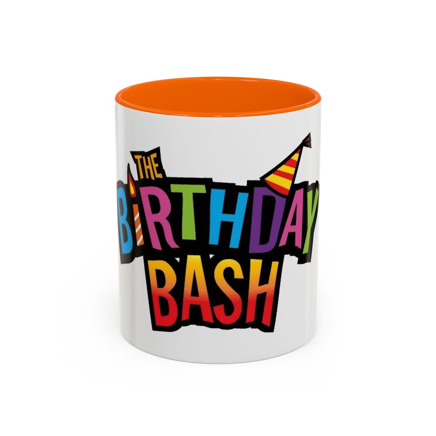 Birthday Bash Accent Coffee Mug - Fun Celebration Dino Theme
