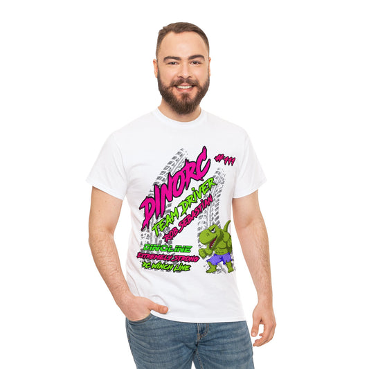 Rob Sebastian Muscle Dino DinoRC Logo T-Shirt S-5x
