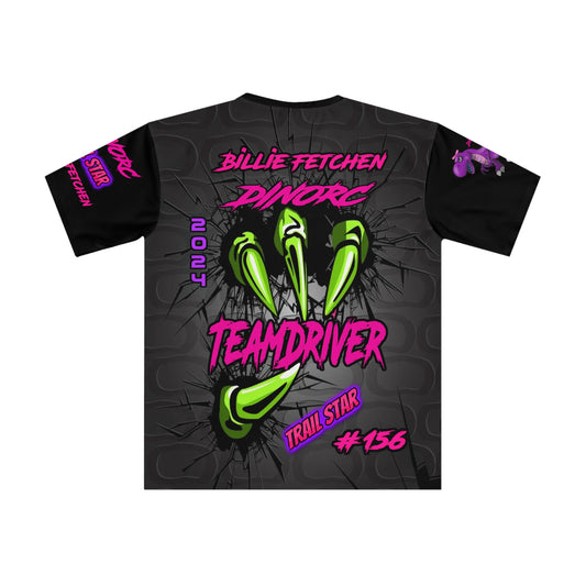 Billie Fetchen Dino Divas Claw Team Driver Shirt Loose T-shirt (AOP)