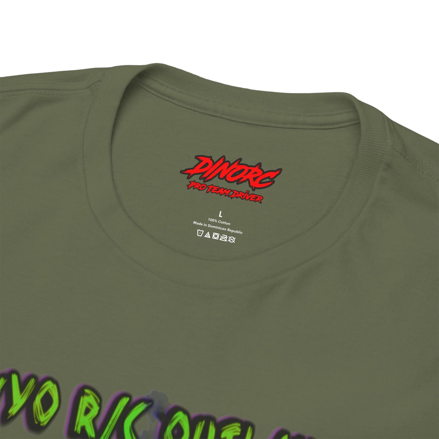 Jordan Miller WYO R/C OUTLAWS DinoRc Logo T-Shirt S-5x Black Green