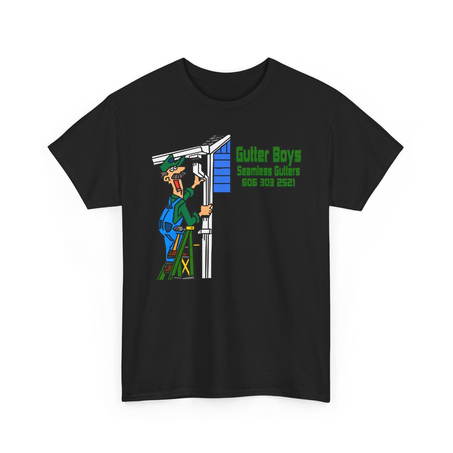 Gutter Boys work shirts Unisex Heavy Cotton Tee - Fun Contractor Graphic Shirt for Home Improvement Enthusiasts