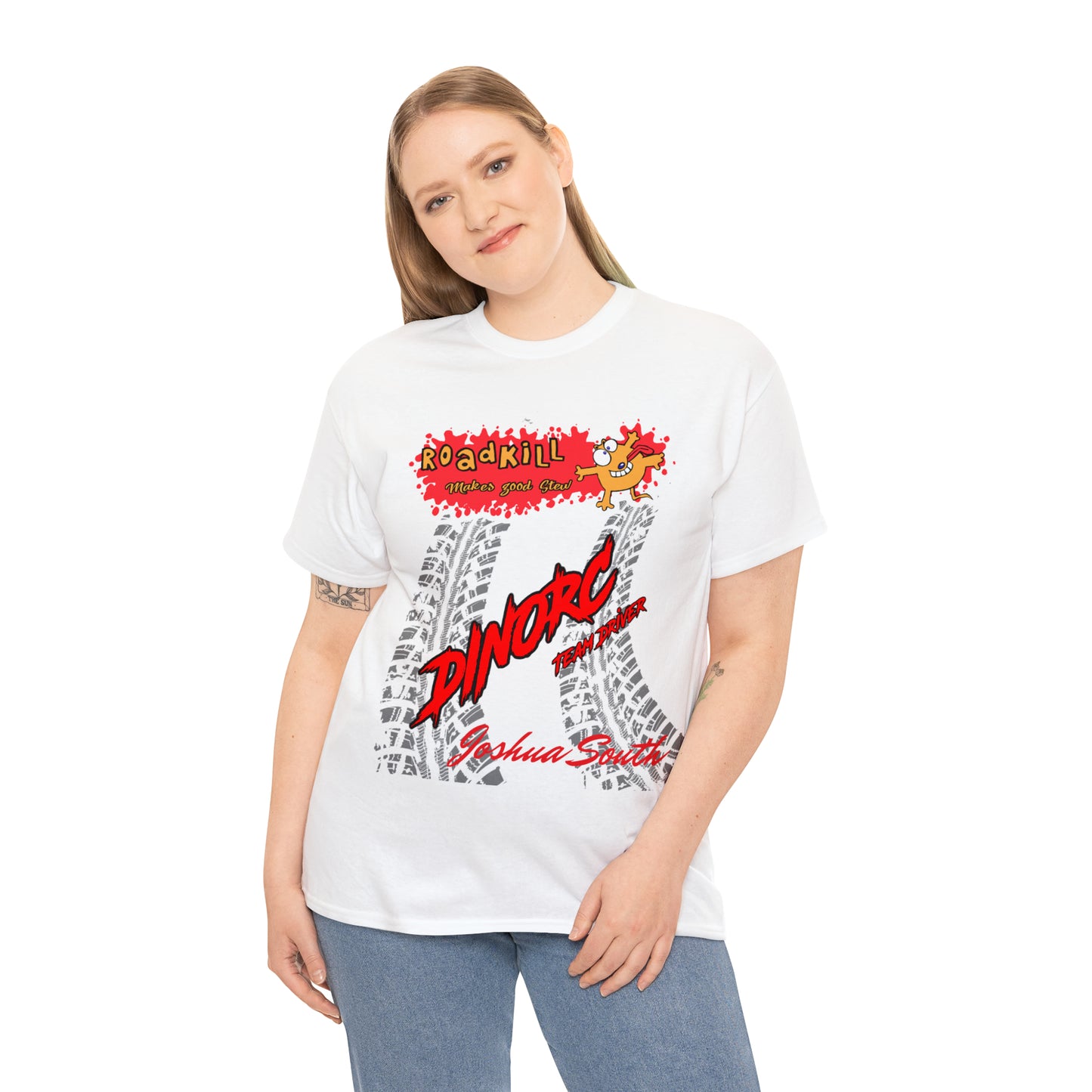 Joshua South of Funny Road Kill DinoRC Logo T-Shirt S-5x