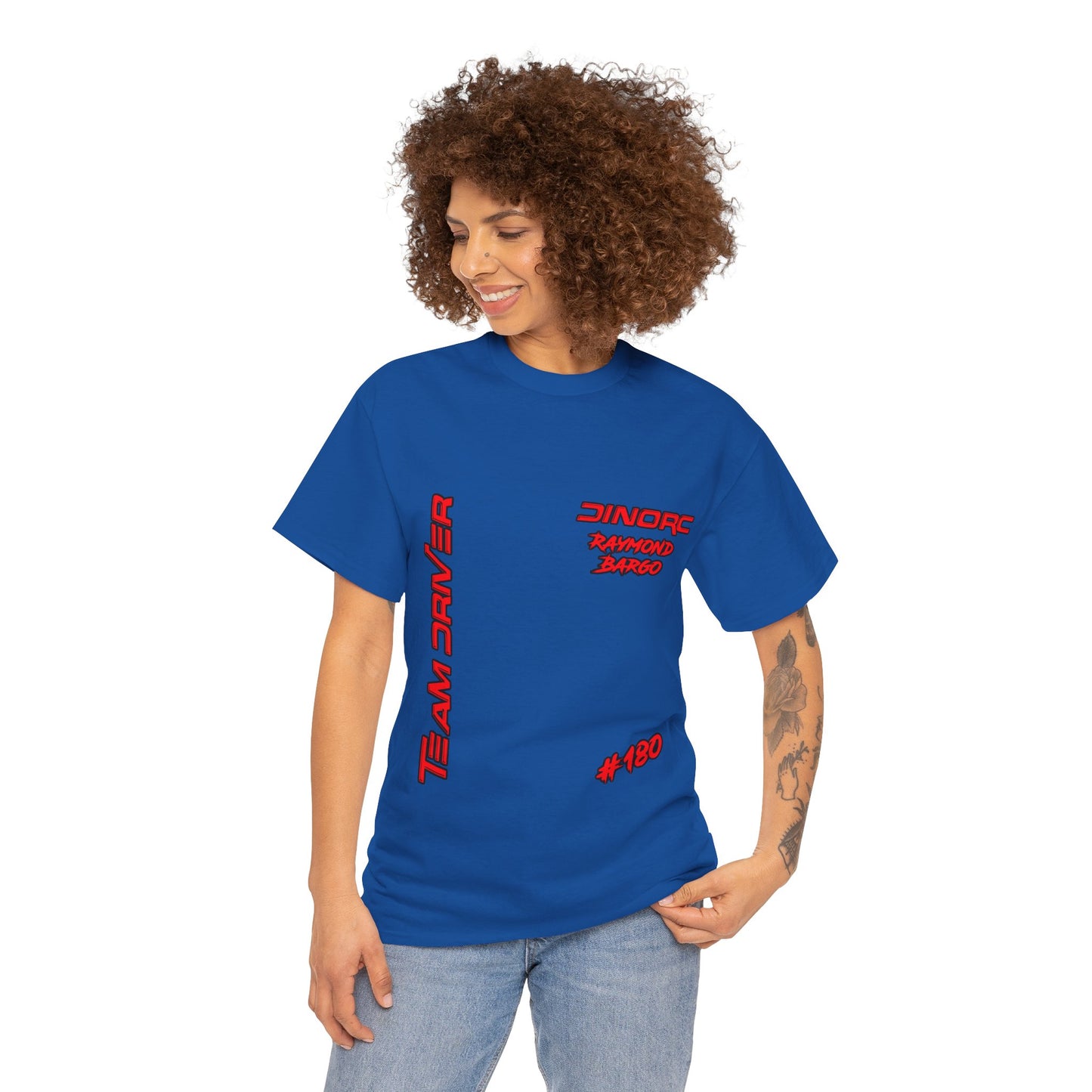 Raymond Bargo Front and Back DinoRc Logo T-Shirt S-5x 5 colors