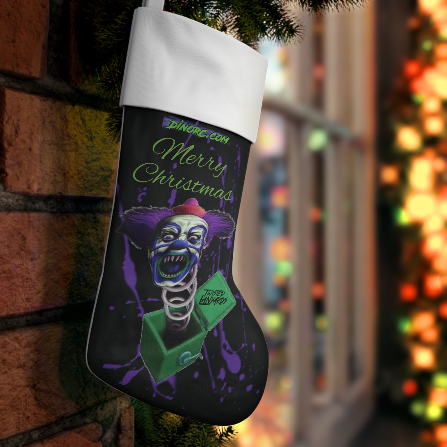 Twisted Lanyards DinoRC Christmas Stocking