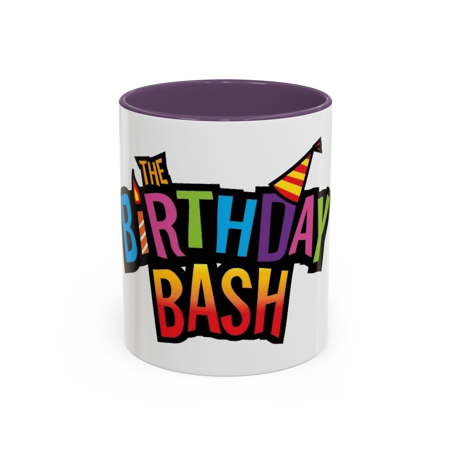 Birthday Bash Accent Coffee Mug - Fun Celebration Dino Theme