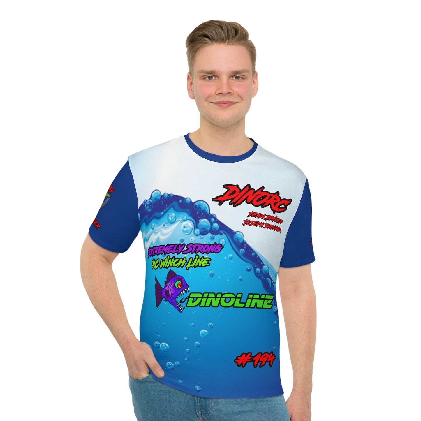 Joseph Brenner Dinoline Men's Loose T-shirt (AOP)