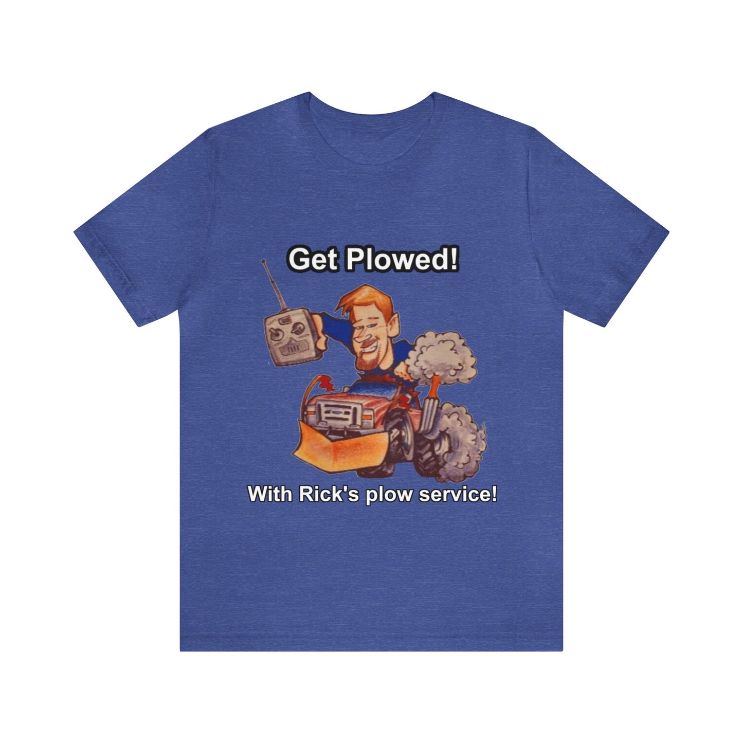 Rick's Plow Service front Logo T