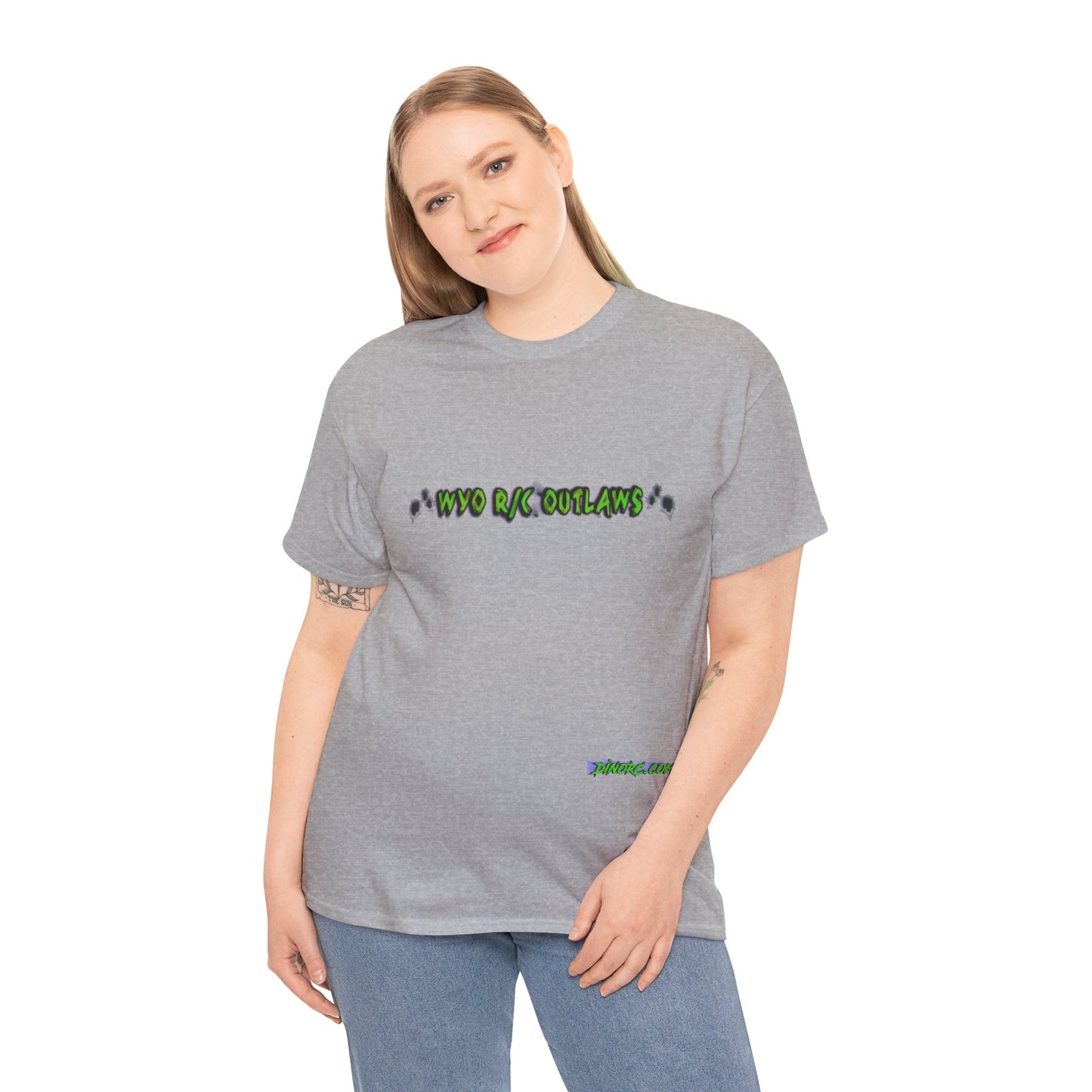 WYO R/C OUTLAWS DinoRc Logo T-Shirt S-5x Black Green
