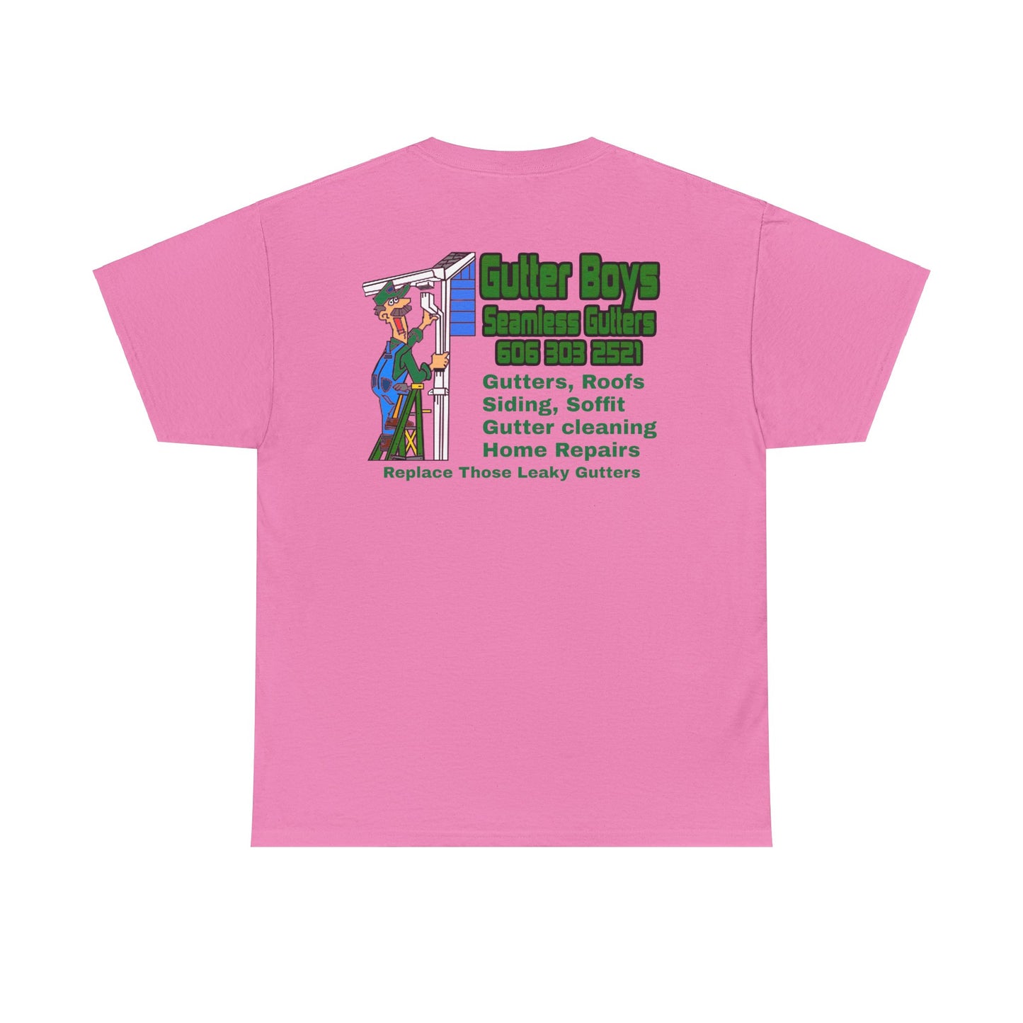 Gutter Boys work shirts Unisex Heavy Cotton Tee - Fun Contractor Graphic Shirt for Home Improvement Enthusiasts