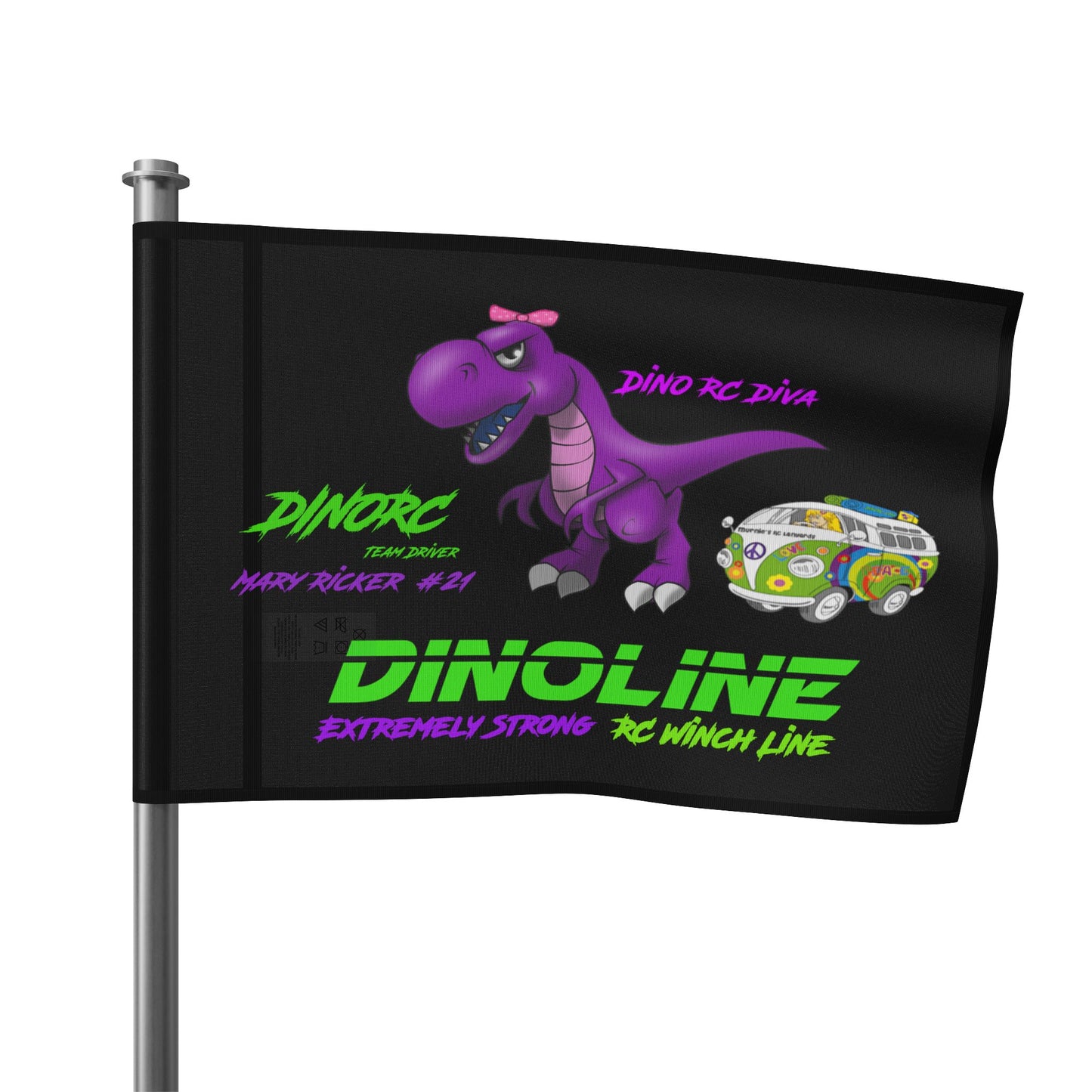 Mary Ricker Team driver Flag