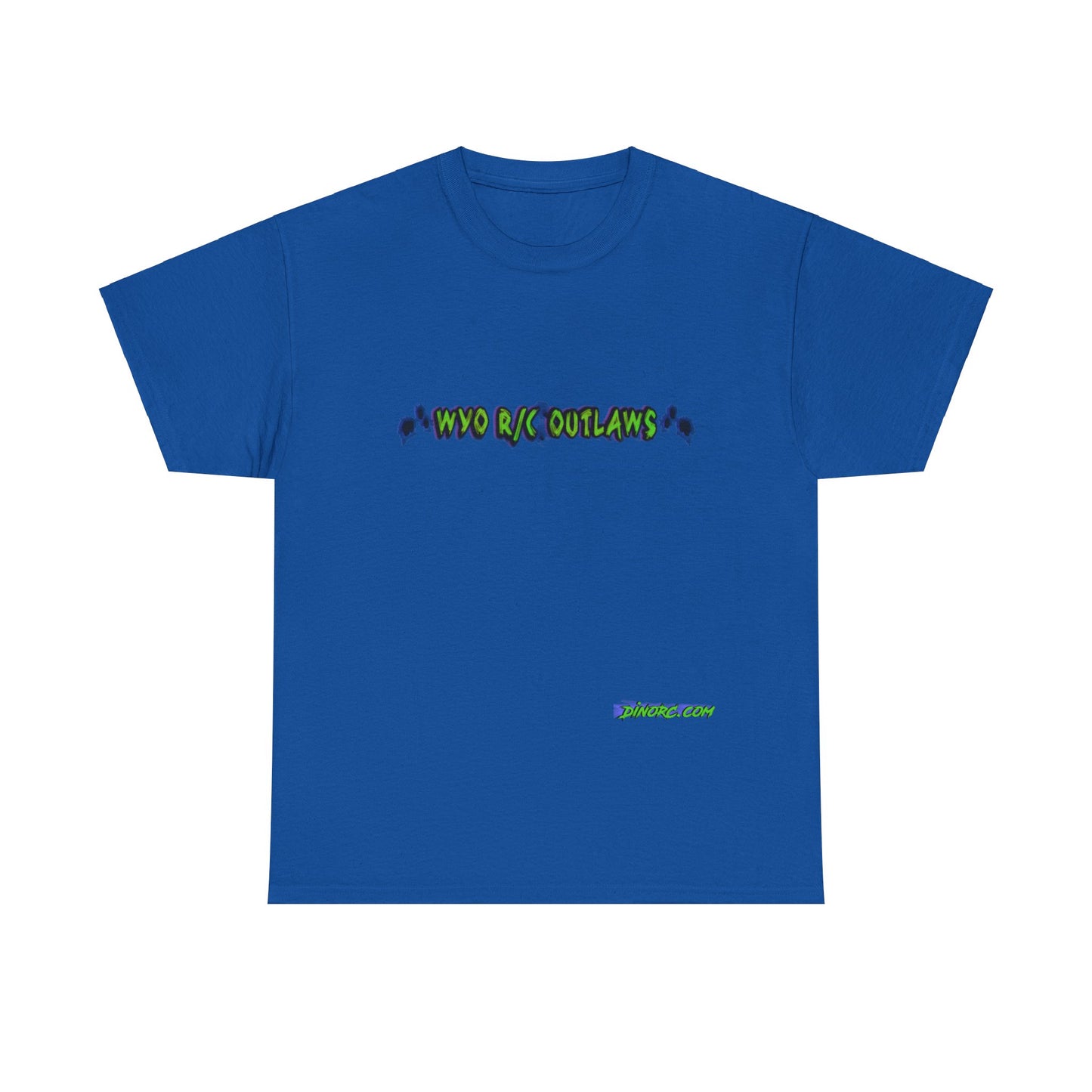 WYO R/C OUTLAWS DinoRc Logo T-Shirt S-5x Black Green