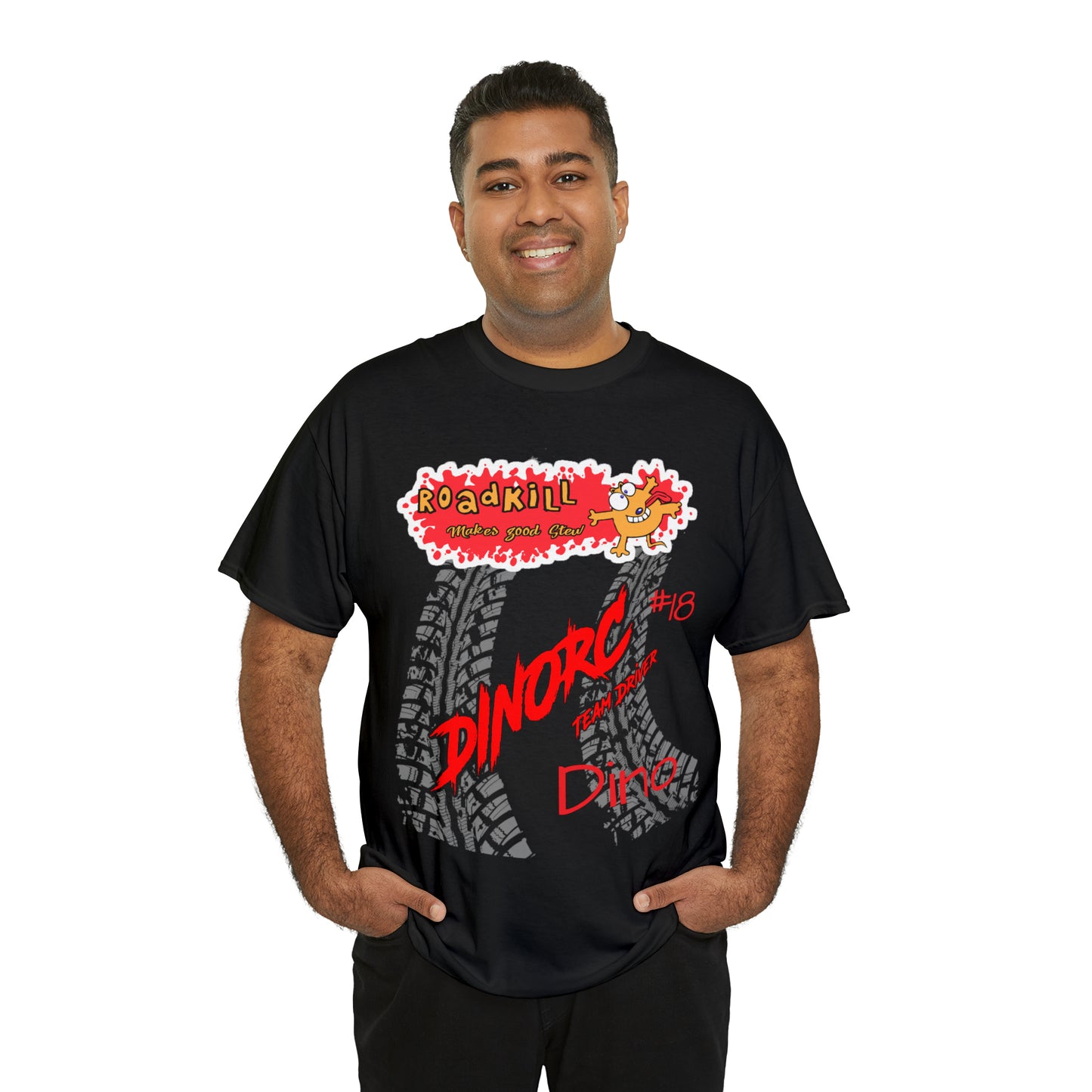 DINO's #18 Road Kill DinoRC Logo T-Shirt S-5x