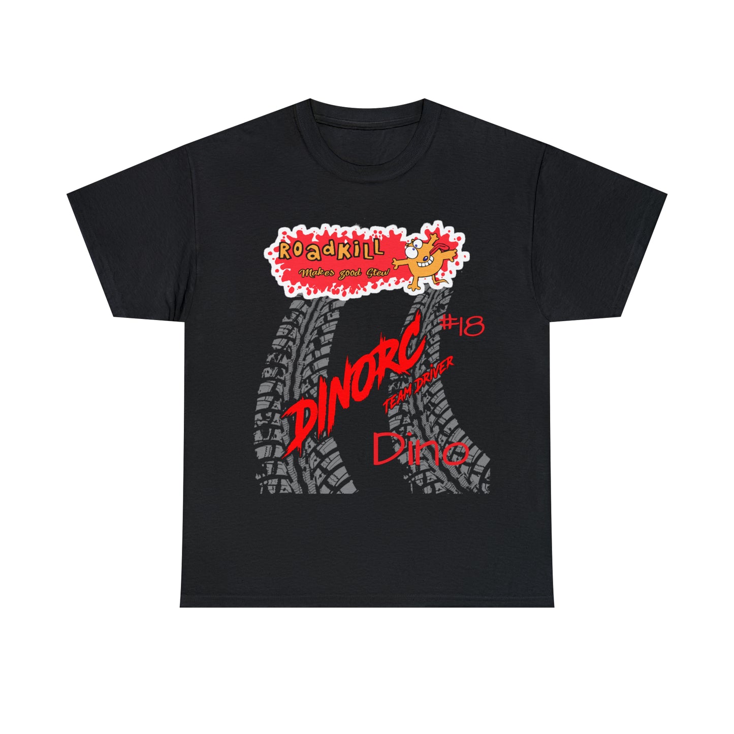 DINO's #18 Road Kill DinoRC Logo T-Shirt S-5x