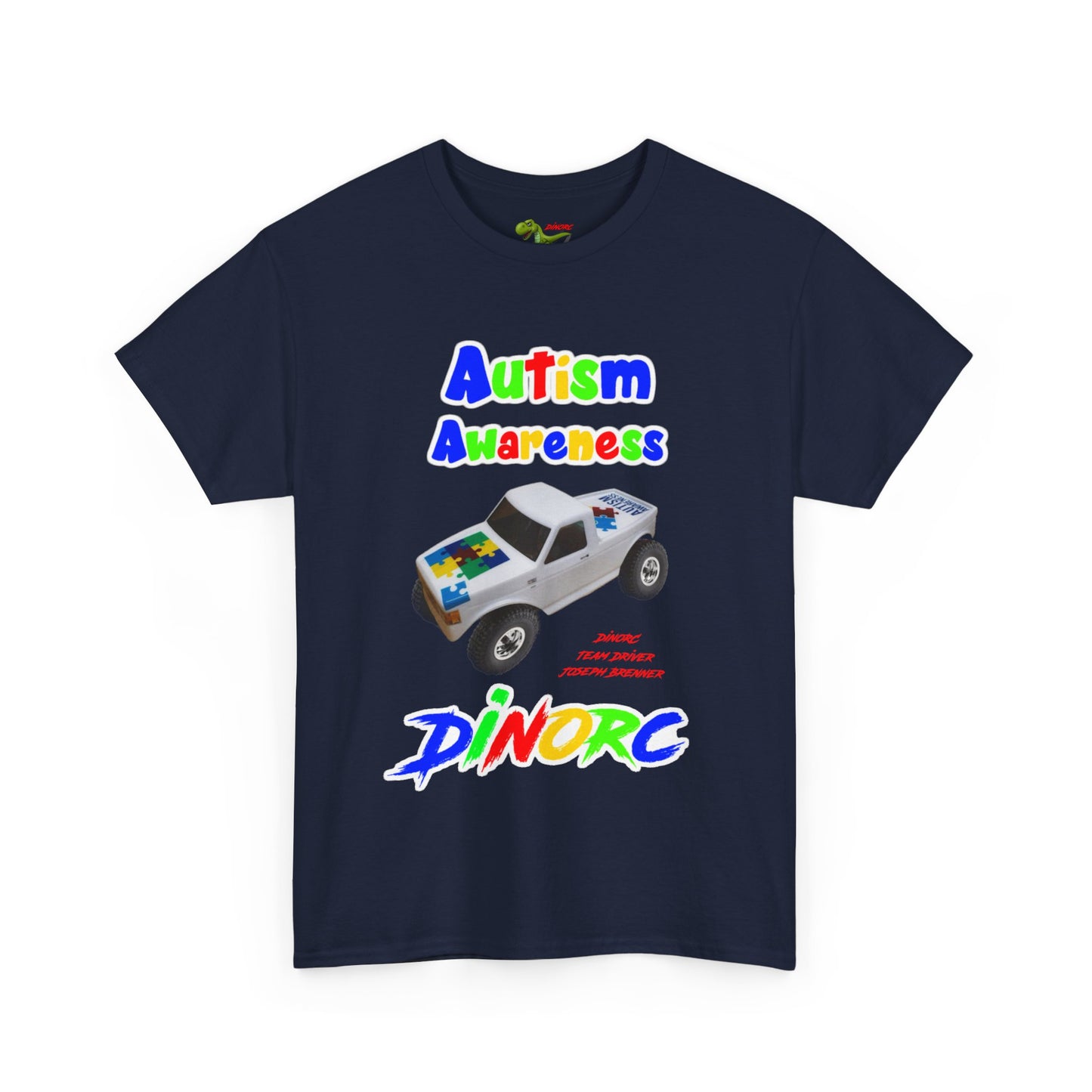 Joseph Brenner DinoRC Autism Awareness Front/Back Sponsor Shirt 2024