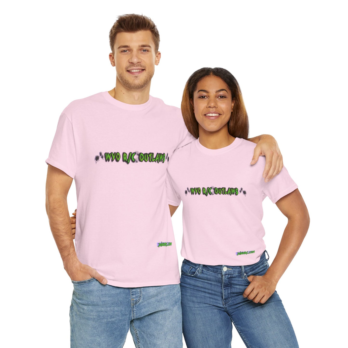 WYO R/C OUTLAWS DinoRc Logo T-Shirt S-5x Black Green