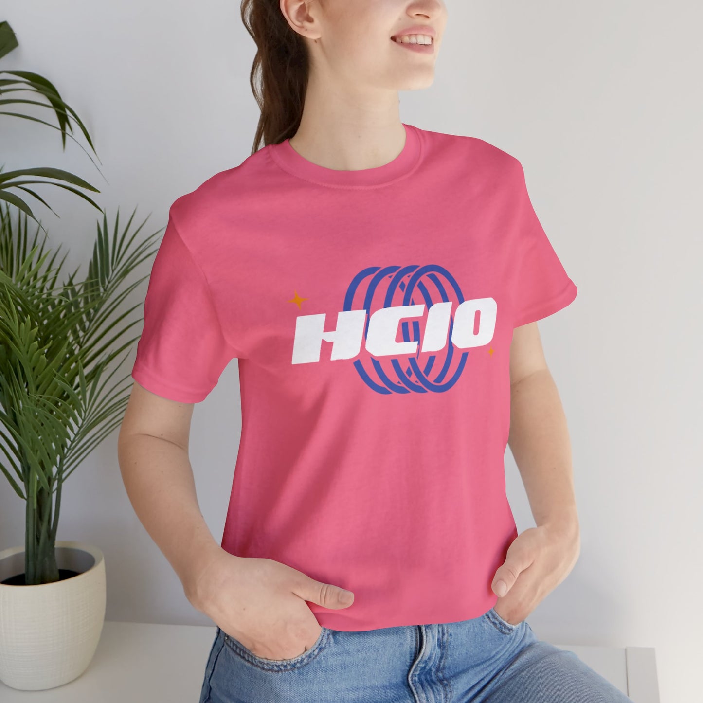 HCIO White Logo T