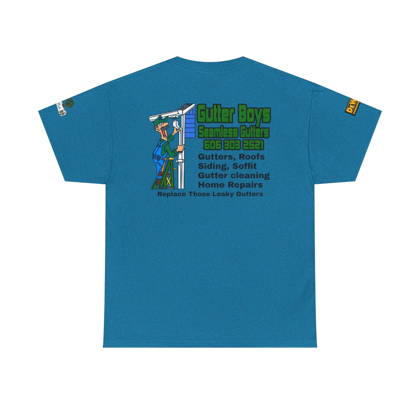 Gutter Boys Unisex Heavy Cotton Tee - Fun Contractor Graphic Shirt for Home Improvement Enthusiasts