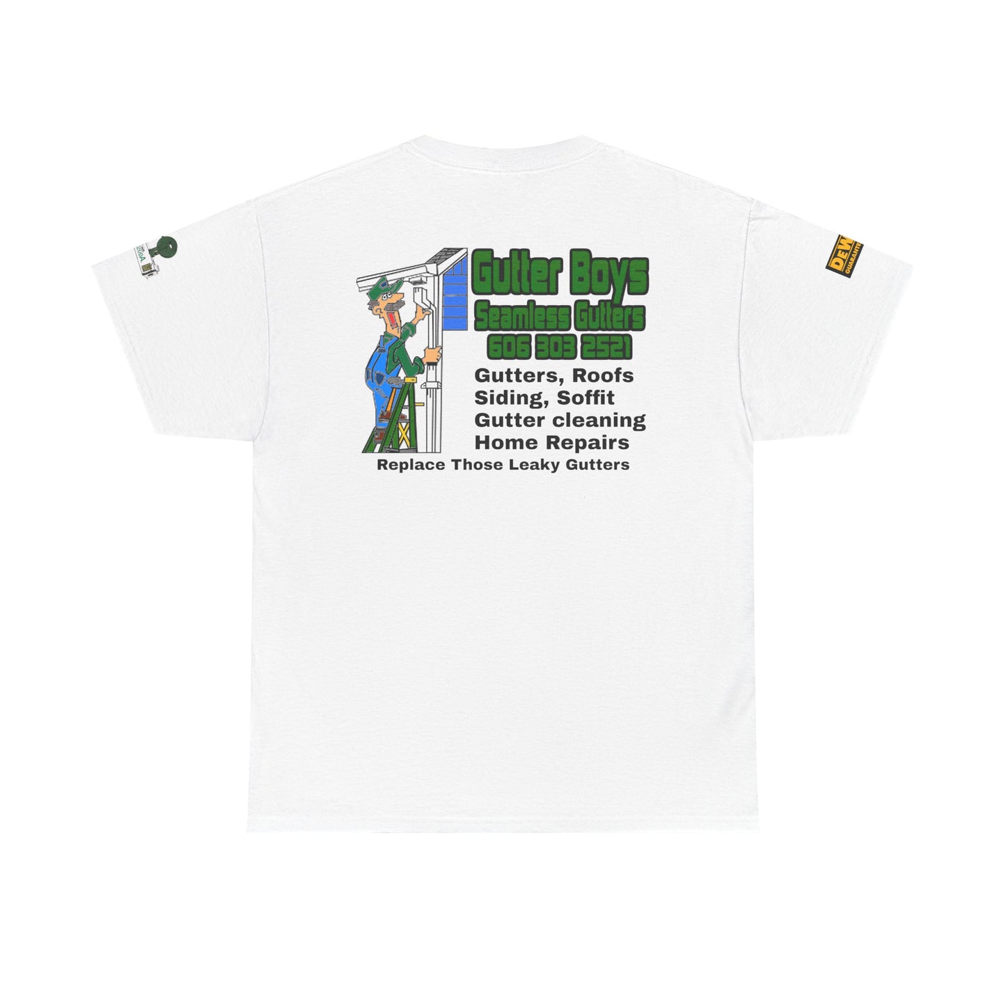 Gutter Boys Unisex Heavy Cotton Tee - Fun Contractor Graphic Shirt for Home Improvement Enthusiasts
