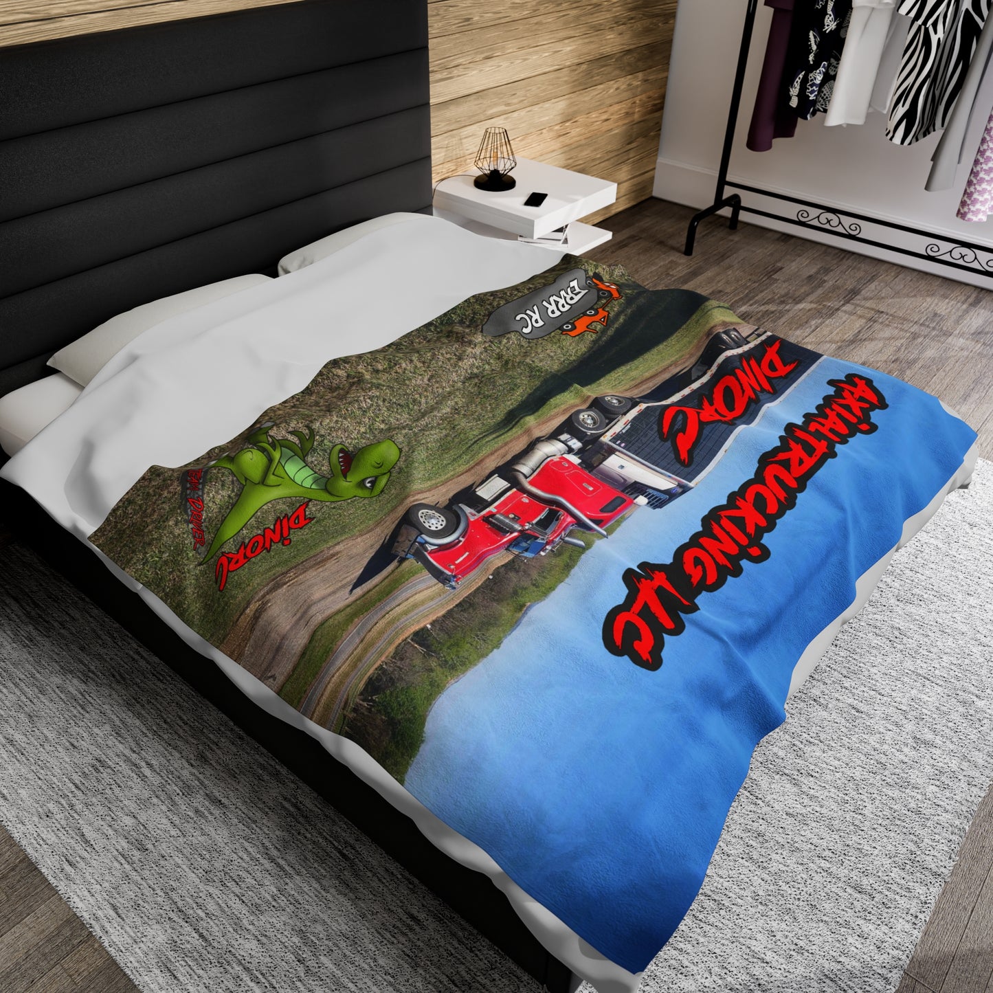 Axial Trucking ERRR RC DinoRC Velveteen Plush Blanket