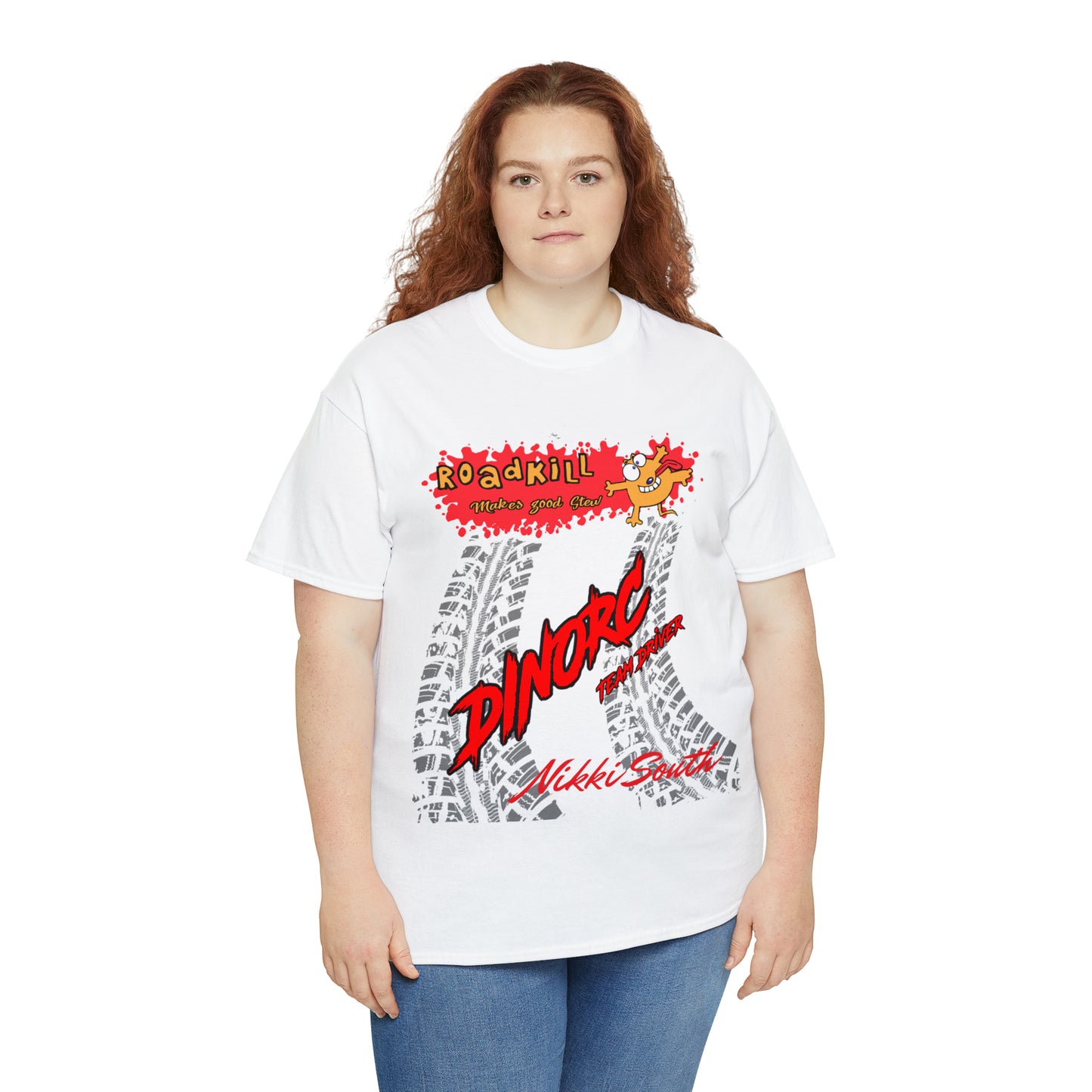 Funny Road Kill DinoRC Logo T-Shirt S-5x