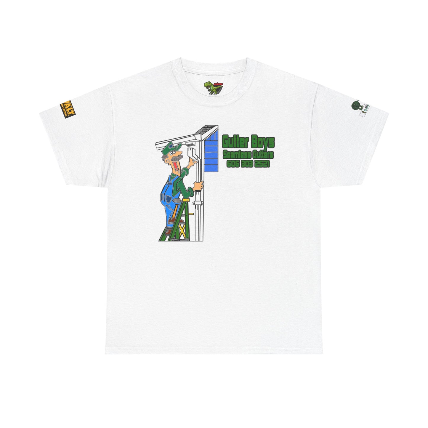 Gutter Boys Unisex Heavy Cotton Tee - Fun Contractor Graphic Shirt for Home Improvement Enthusiasts