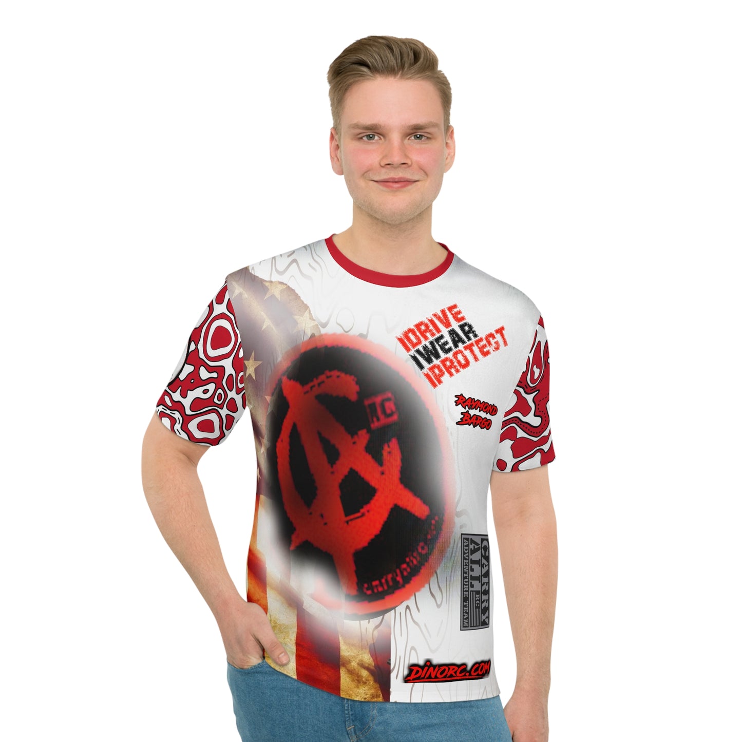 Raymond Bargo Carry ALL RC Men's Loose T-shirt (AOP)