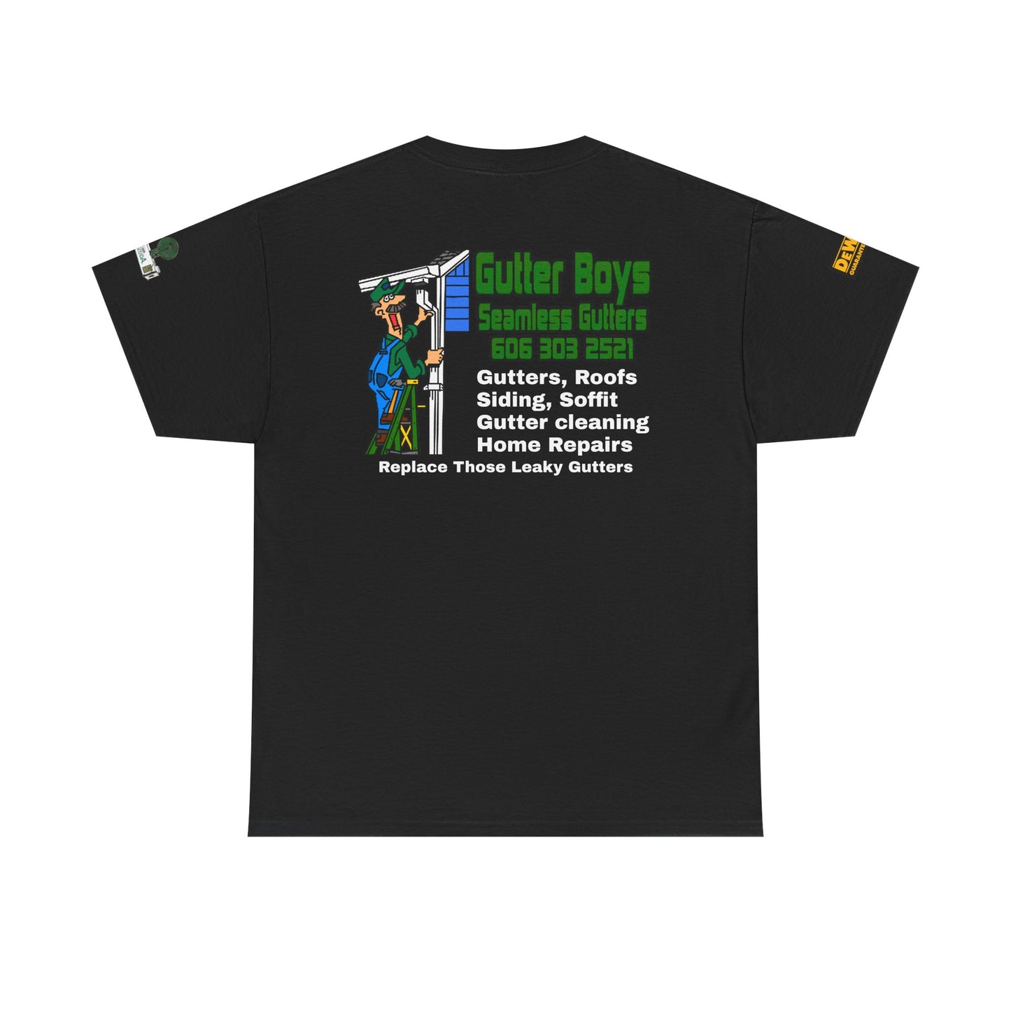 Gutter Boys Unisex Heavy Cotton Tee - Fun Contractor Graphic Shirt for Home Improvement Enthusiasts