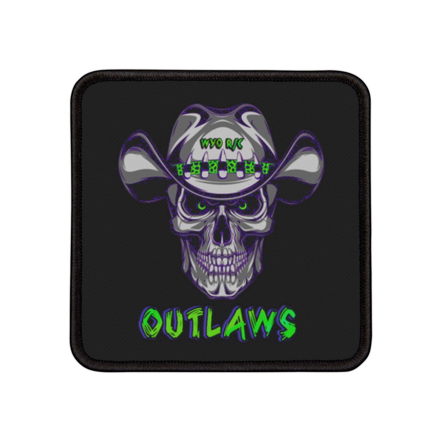 Circle or Square WYO Outlaws Iron-On Patch