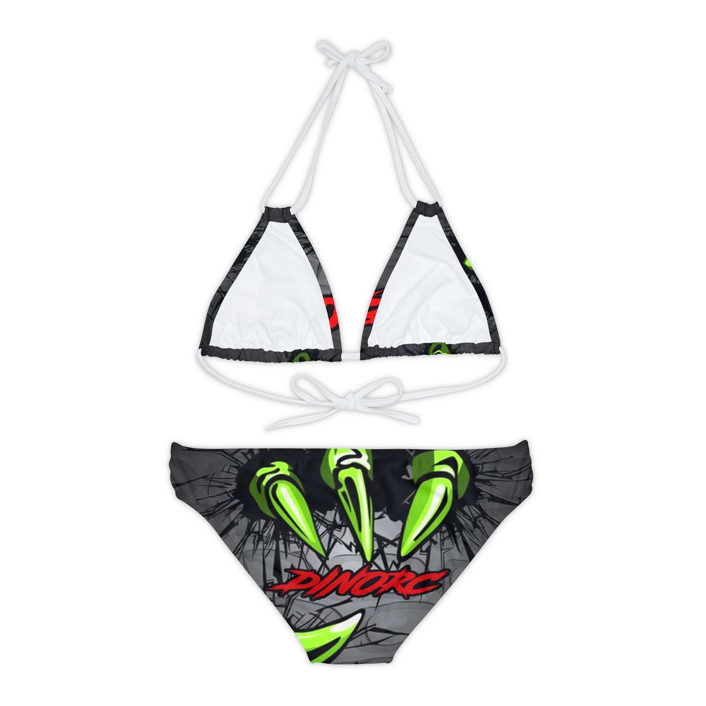 DinoRC Trail Star Strappy Bikini Set (AOP)