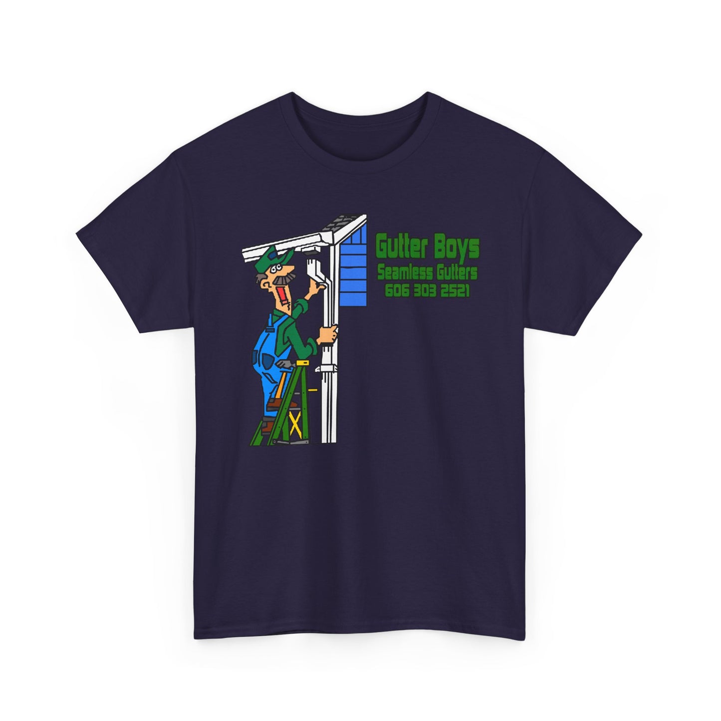 Gutter Boys work shirts Unisex Heavy Cotton Tee - Fun Contractor Graphic Shirt for Home Improvement Enthusiasts