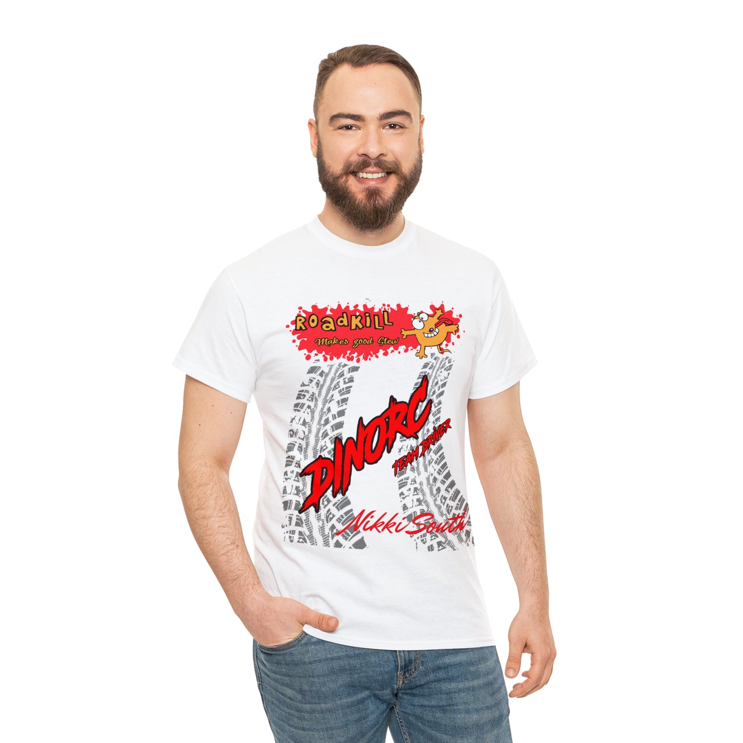 Funny Road Kill DinoRC Logo T-Shirt S-5x