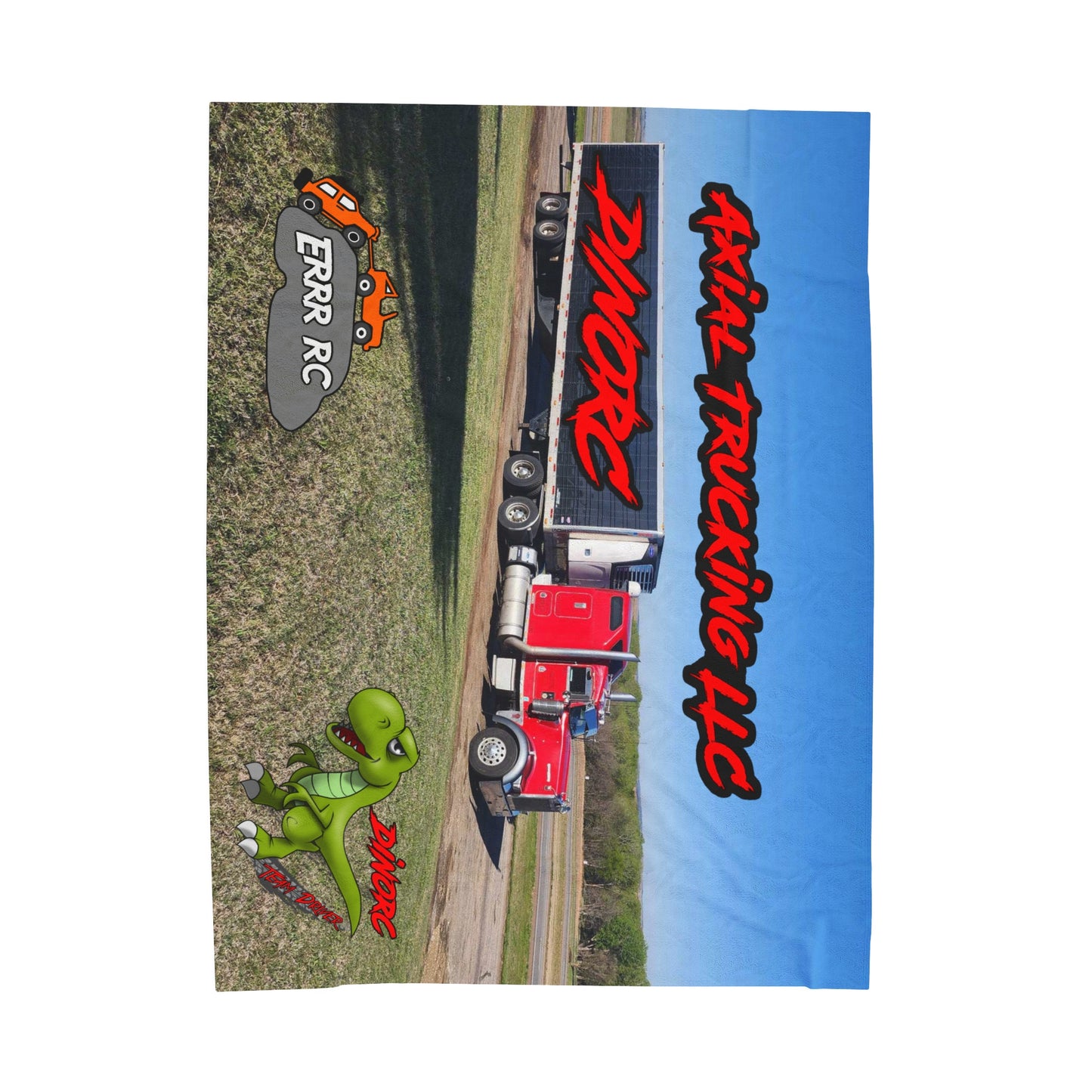 Axial Trucking ERRR RC DinoRC Velveteen Plush Blanket