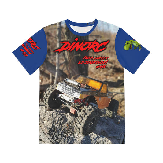 Ed Staskowski Blue sleeves DinoRC Team Driver Shirt (AOP)