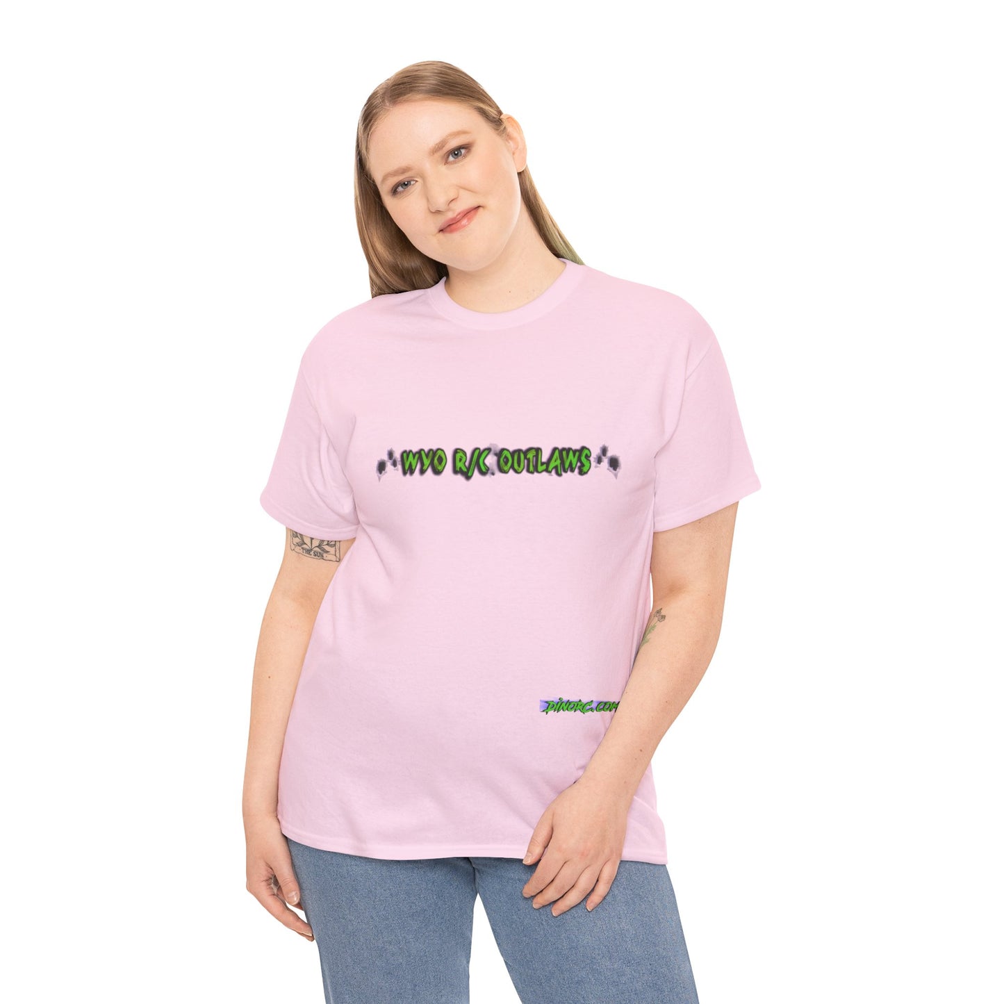WYO R/C OUTLAWS DinoRc Logo T-Shirt S-5x Black Green