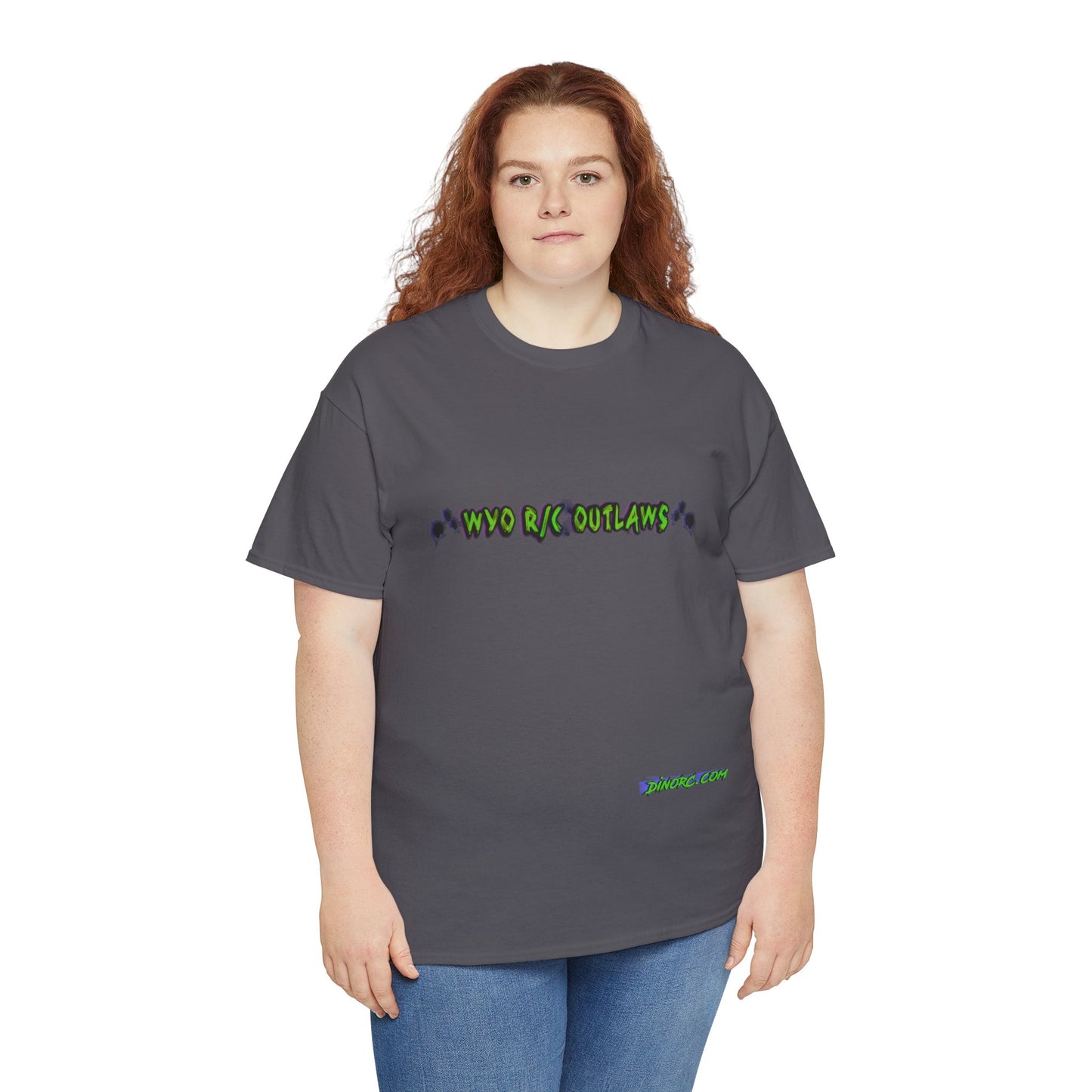 WYO R/C OUTLAWS DinoRc Logo T-Shirt S-5x Black Green