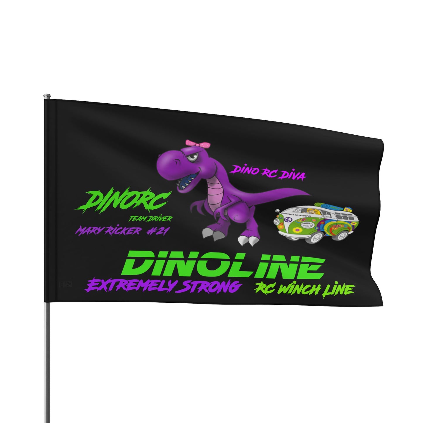 Mary Ricker Team driver Flag