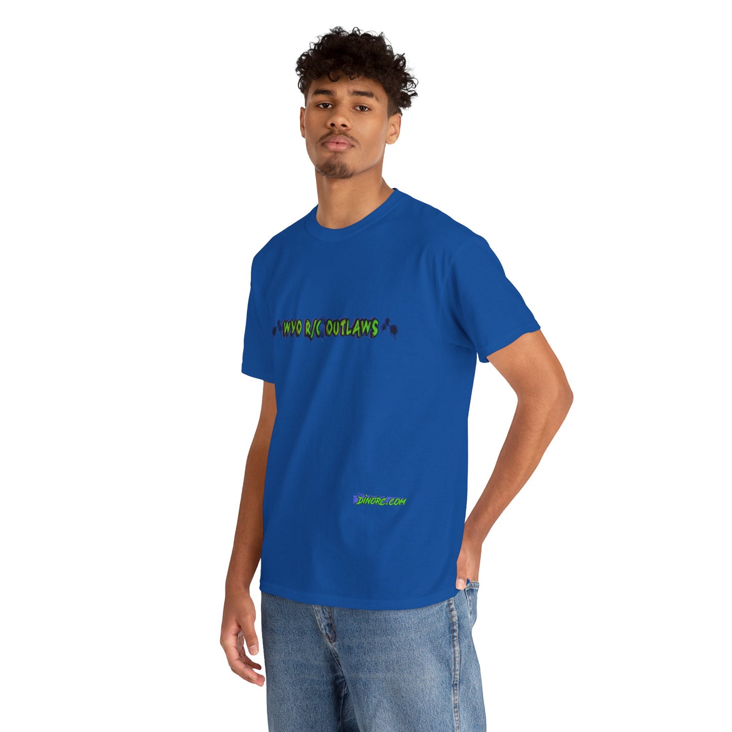 WYO R/C OUTLAWS DinoRc Logo T-Shirt S-5x Black Green