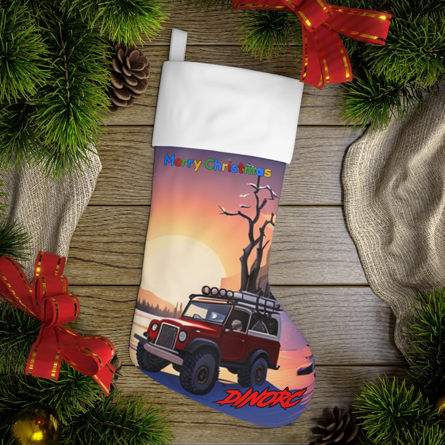 DinoRC Christmas Stocking